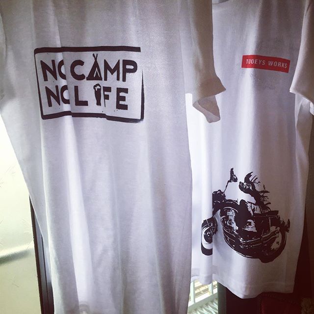 SOLD THANK YOU #no camp no life #cb750  #tshirts #tooeysworks #tooeys.jp #silkscreen #handmade